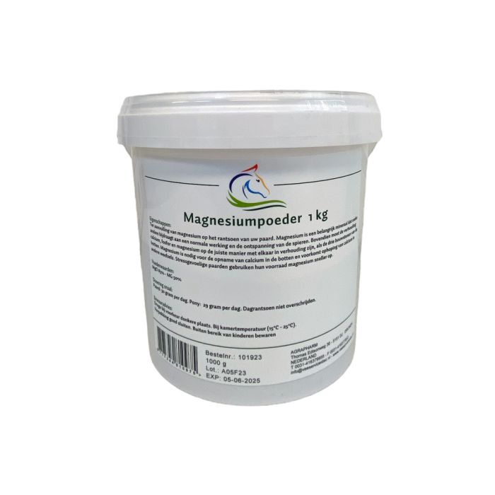 Magnesiumpoeder (stressmix) 1kg