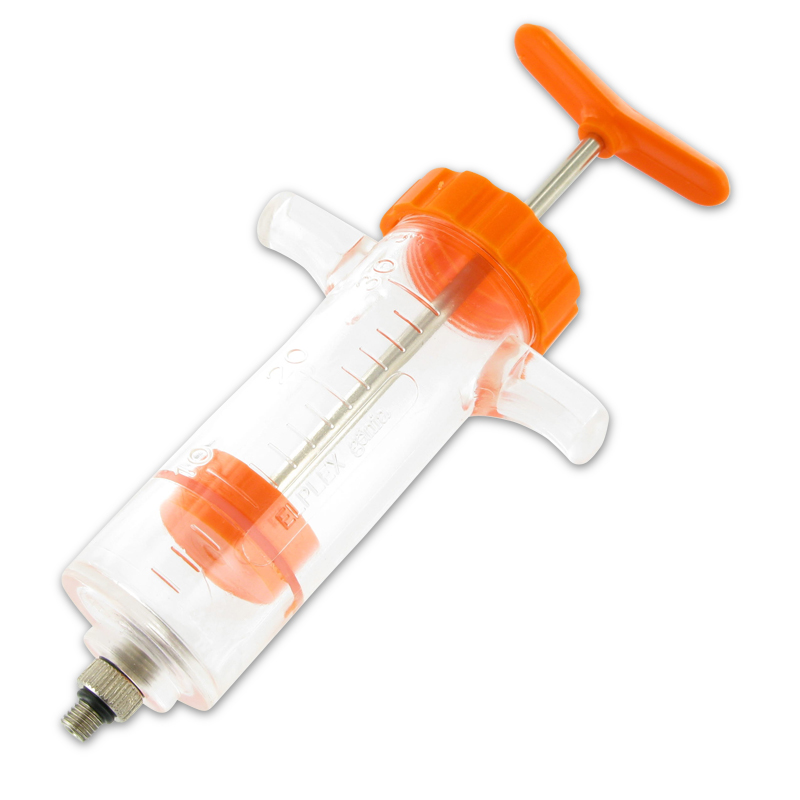 Nylon spuit schroef / Luer-Lock aansluiting 30ml