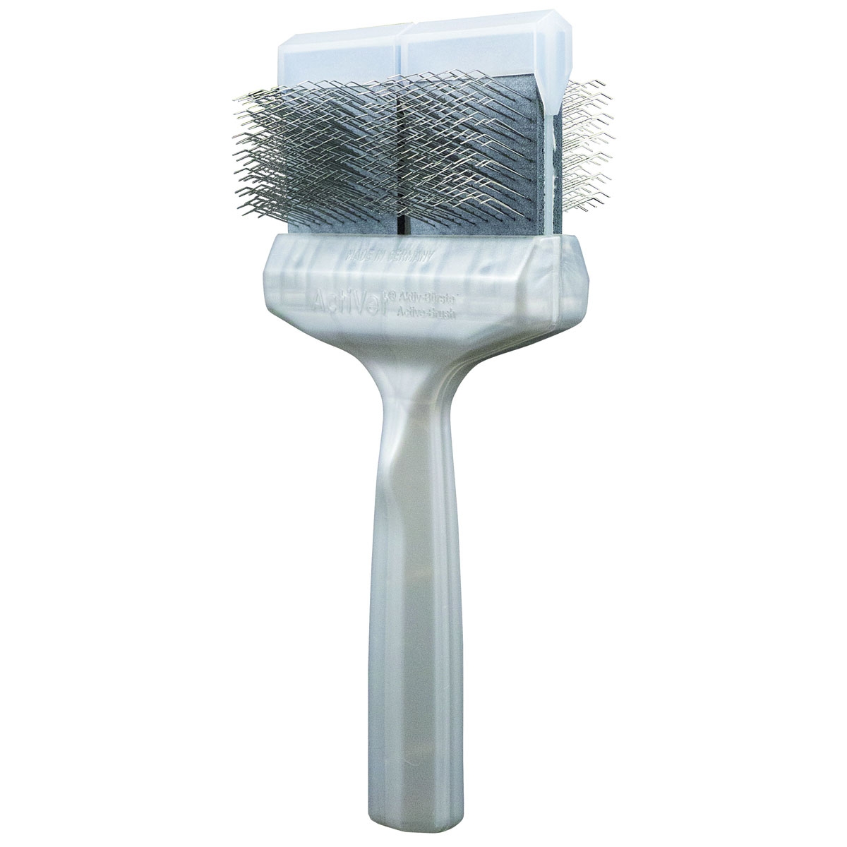 ActiVet Zilver Coat Grabber Dubbel/Groot | Plukborstel