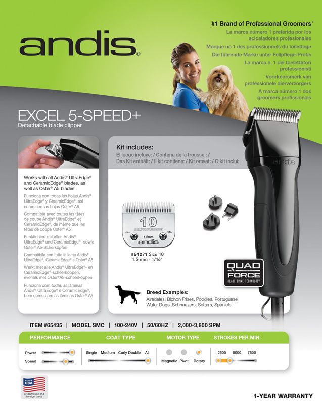 Andis Clipper Excel 5 Speed