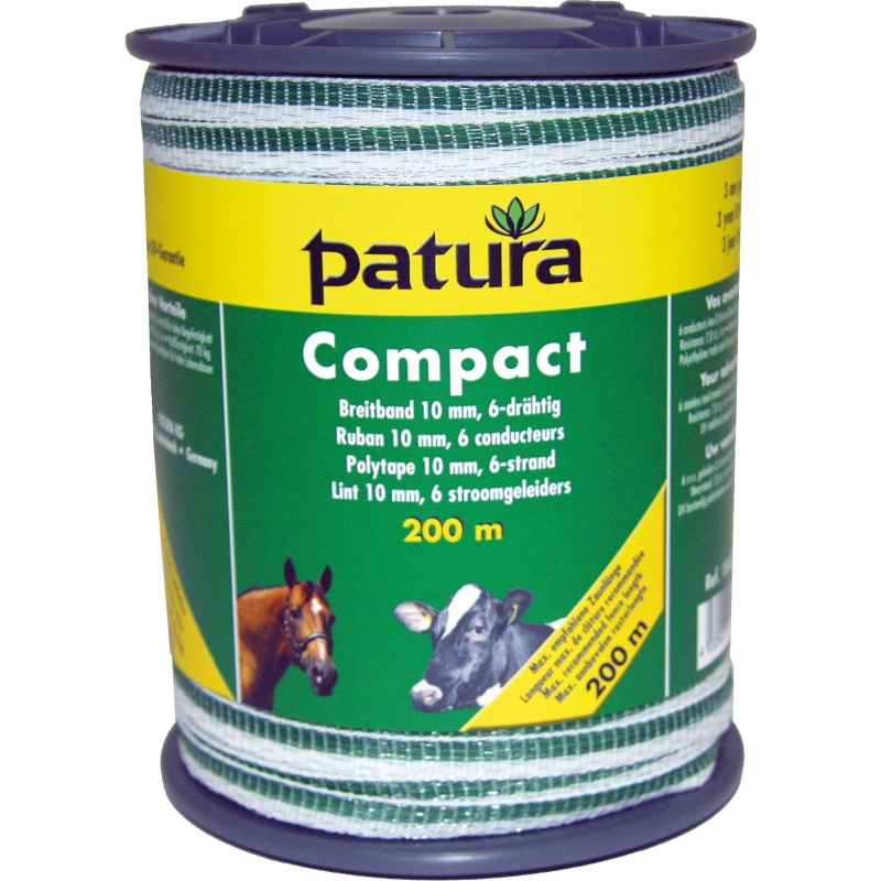 Patura compact lint 10mm wit/groen