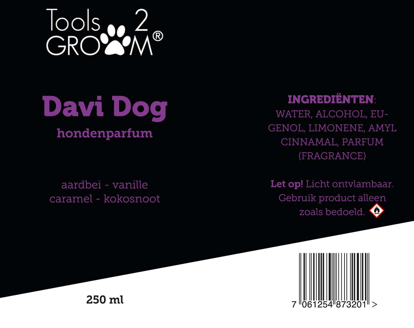 Tools-2-Groom Hondenparfum Davi Dog 250ML
