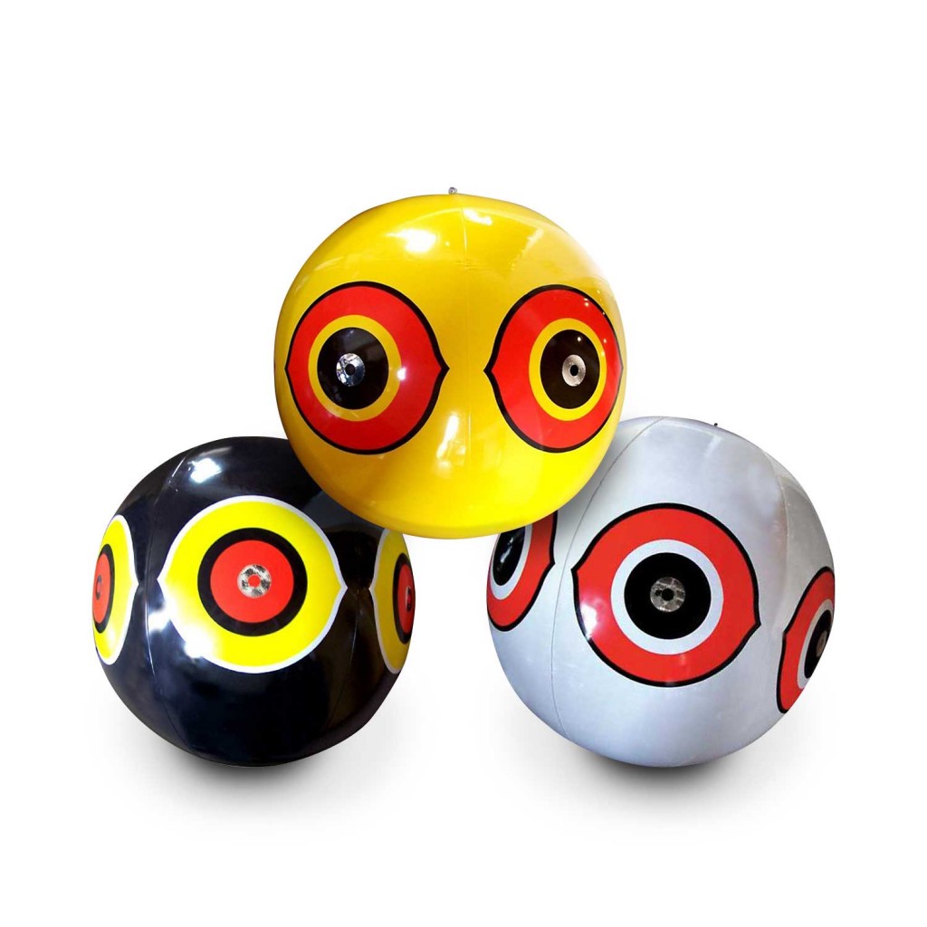 Scare Eyes zwart 1 stuks