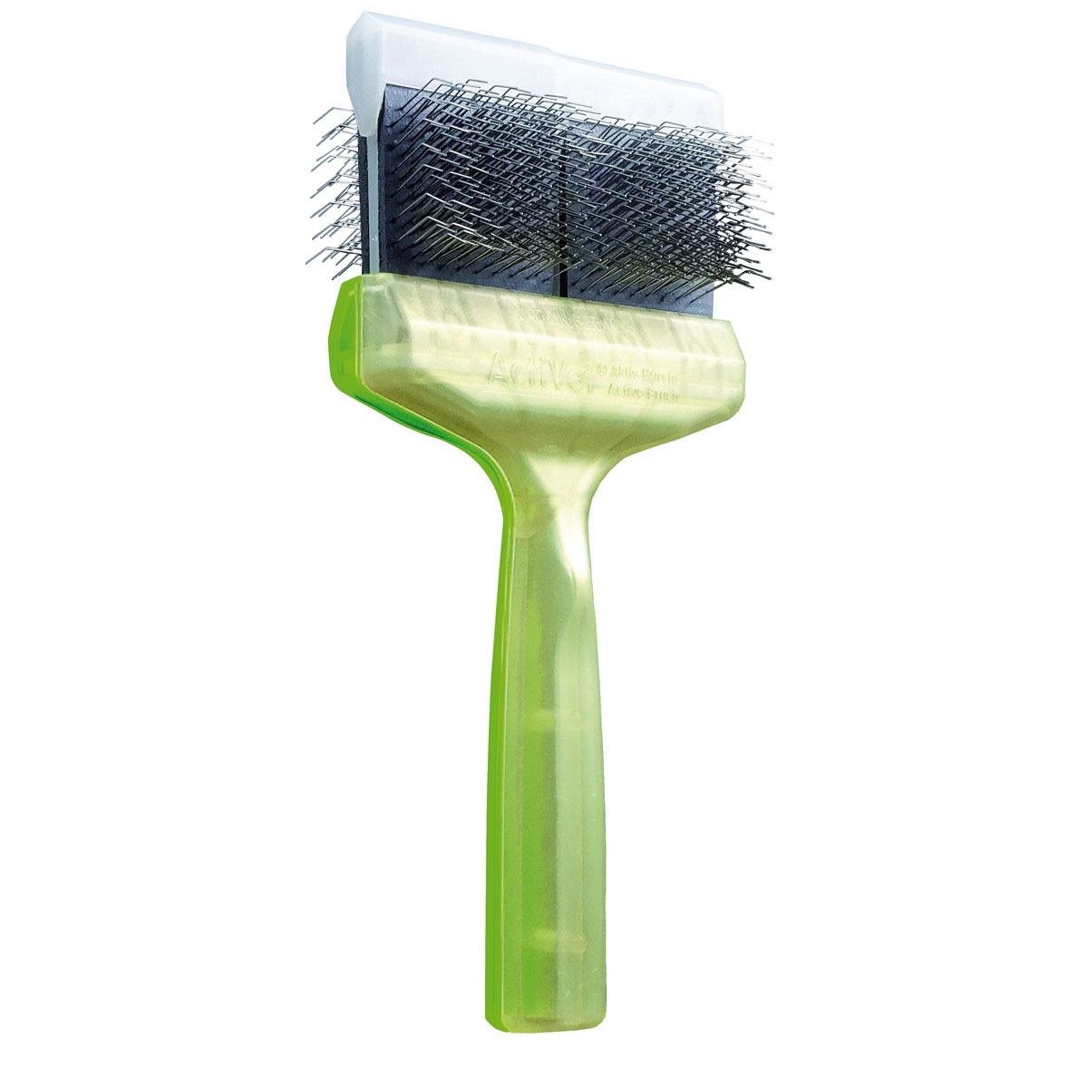 Activet Duo Groen/Goud Silcoater & Grabber Dubbel | Pluk & Ontwol borstel