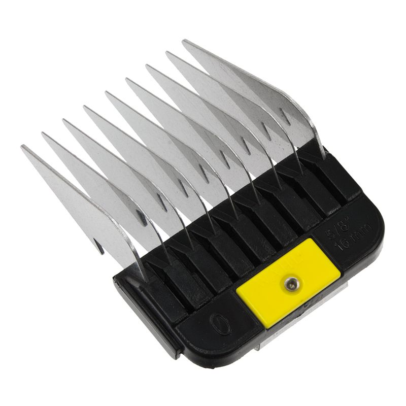 Wahl RvS Opzetkam #5 - 16mm geel #1247-7840 Wahl RvS Opzetkam #5 - 16mm geel #1247-7840