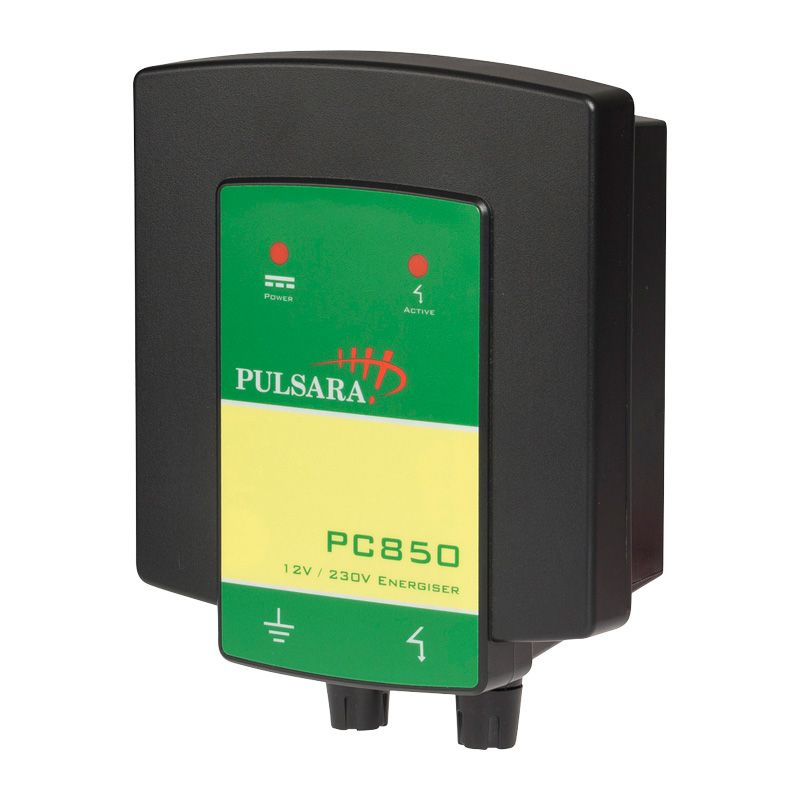 Pulsara PC850 12v schrikdraadapparaat 0,9J - 7300v - Max 5km Pulsara PC850 12v schrikdraadapparaat 0,9J - 7300v - Max 5km