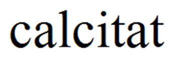 Calcitat Calcitat