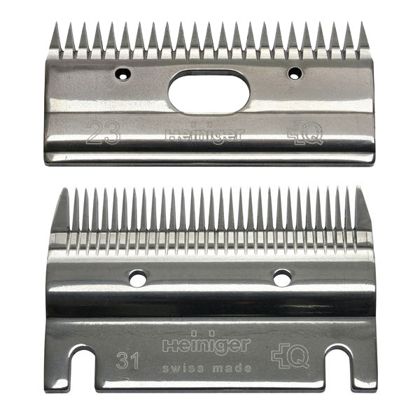 Heiniger stel paardenscheermessen 31/23 tands Heiniger stel paardenscheermessen 31/23 tands