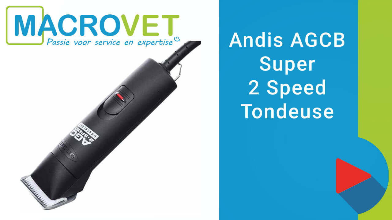 Andis UltraEdge AGCB Super 2 speed Brushless Zwart