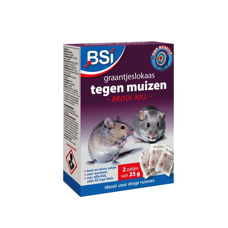 BSI Brodi-Kill graan tegen muizen 2x25g