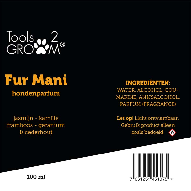 Tools-2-Groom Hondenparfum Fur Mani 100ML