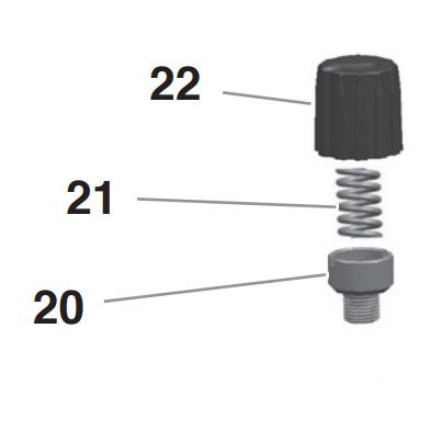 258-40850 Stelknop Fusion | Lister