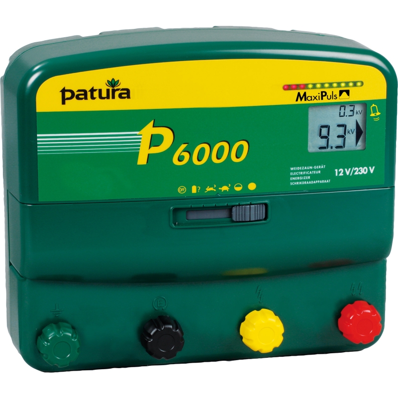 Patura P6000 230v/12v maxipuls schrikdraadapparaat