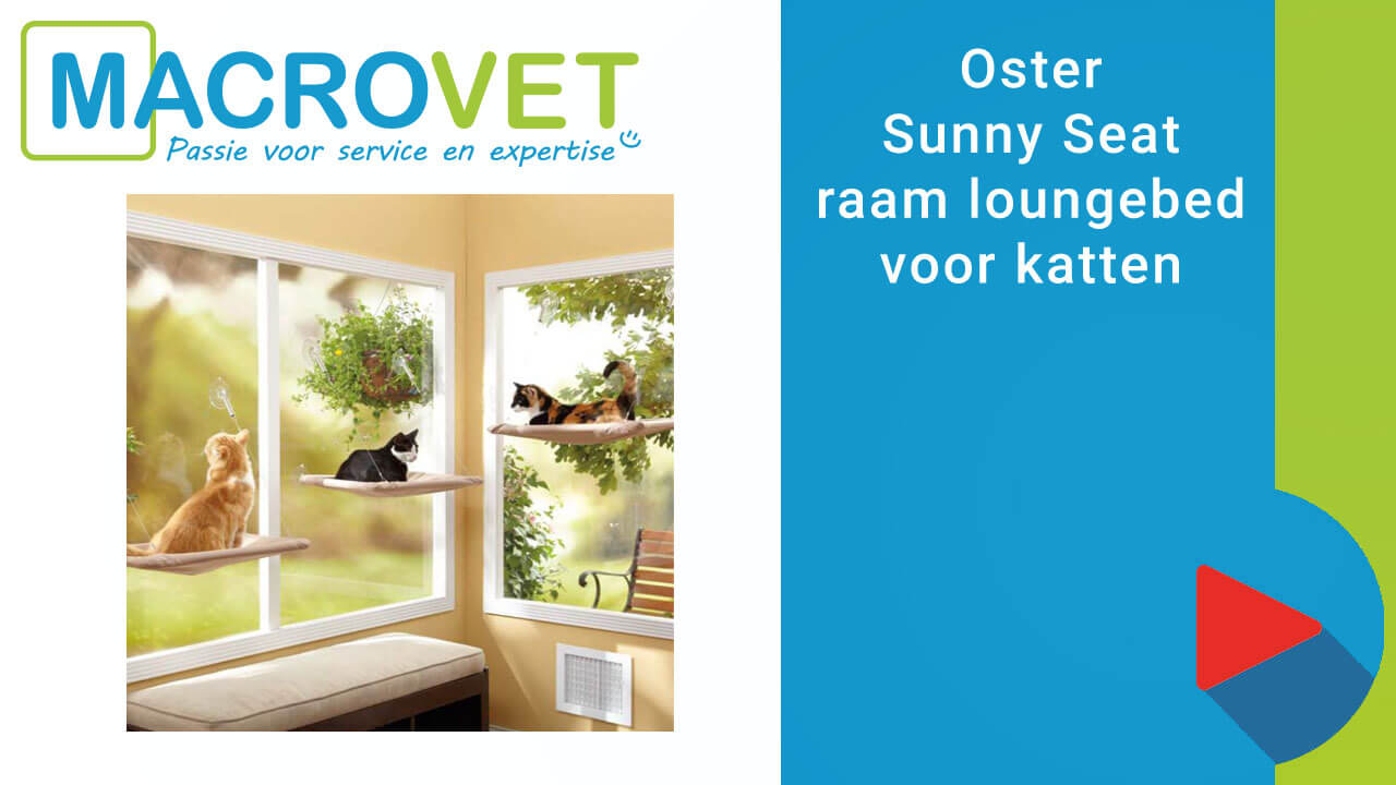 Oster Sunny Seat raam loungebed voor katten