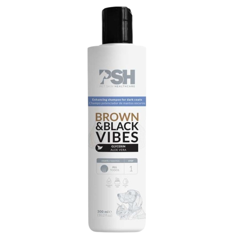 PSH Brown en Black Vibes Hondenshampoo 300ml
