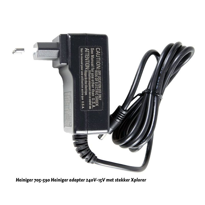 708-590 adapter 240V-15V | Heiniger Xplorer 