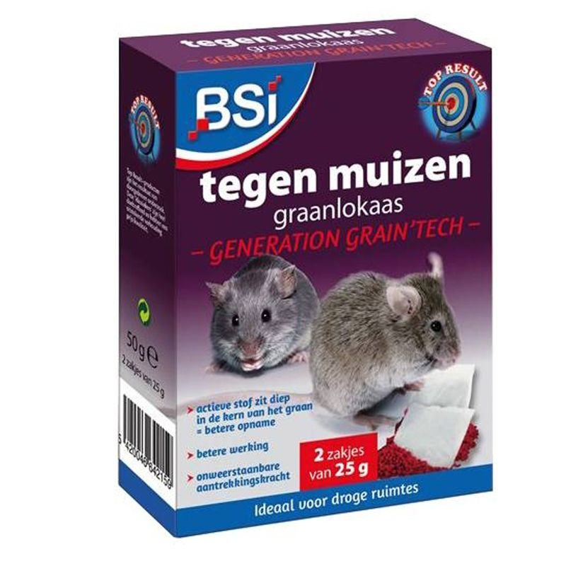 BSI Graan tegen muizen 2x25g
