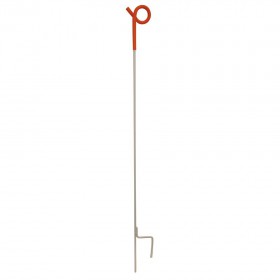 Paal met varkenskrul verenstaal 10 stuks Paal met varkenskrul verenstaal 10 stuks