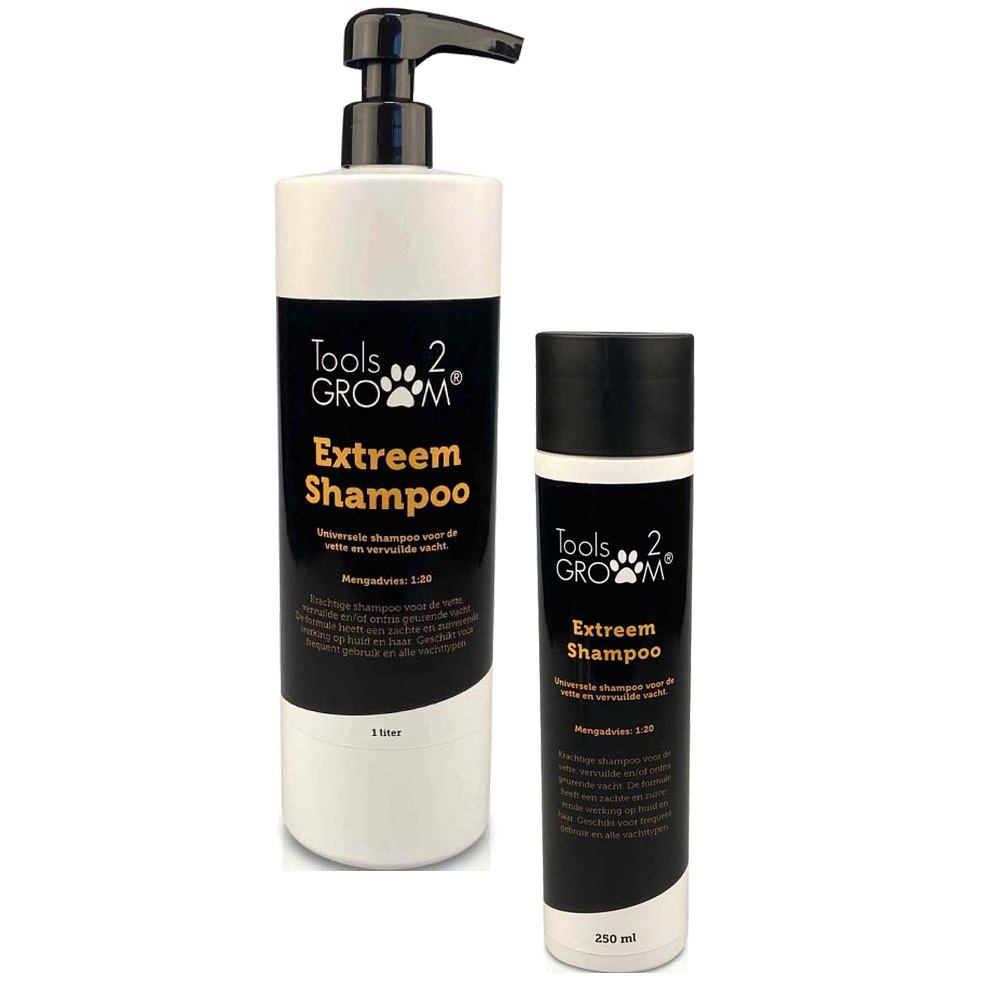 Tools-2-groom extreme hondenshampoo 250ML of 1L