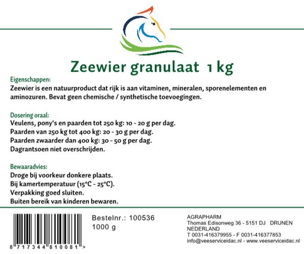 Zeewier Granulaat 1kg