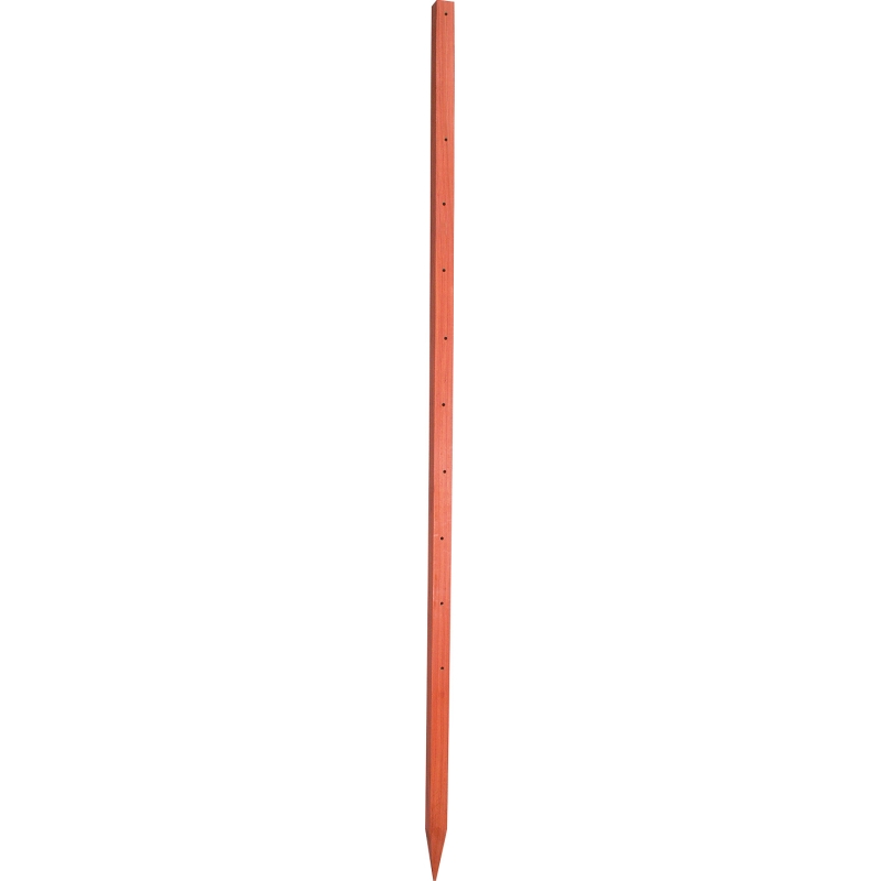 Patura hardhouten paal 1,80m (40x40mm)