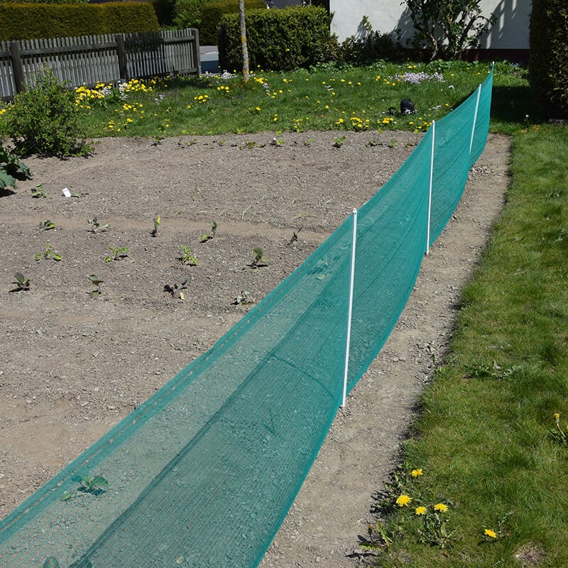 Koning Lear Afm wees gegroet Verplaatsbare net afrastering groen 80cm hoog - 20m | Macrovet.nl