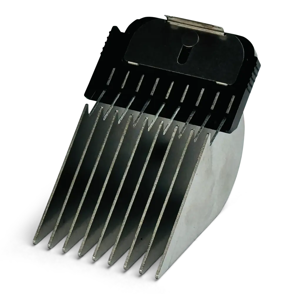 Clipr RvS opzetkammenset 9-delig universeel voor Snap-On scheerkoppen