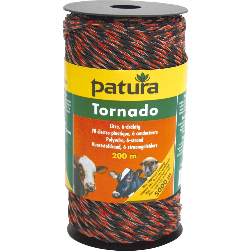 Patura tornado kunststofdraad in diverse kleuren en lengtes
