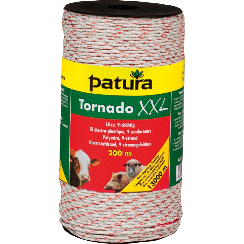 Patura tornado xxl kunststofdraad, 1000 meter