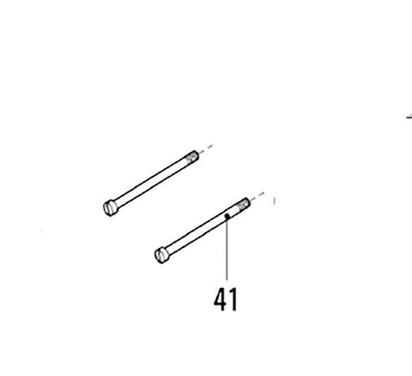 701-620 Schroef voor Veldspoel M3x72,5 | Heiniger