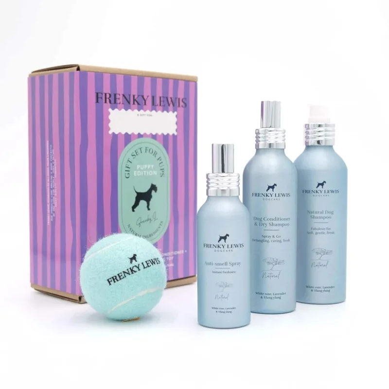 Frenky Lewis Puppy Gift Set White Rose, Lavender & Ylang Ylang