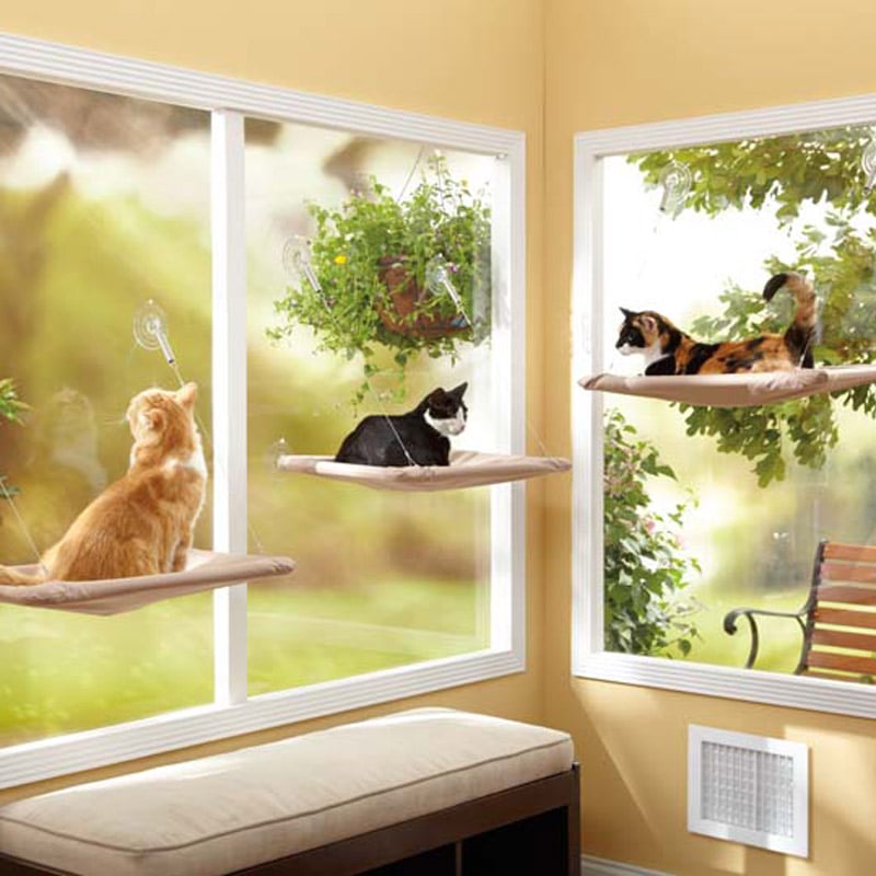Oster Sunny Seat raam loungebed voor katten