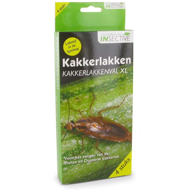 Hoy Hoy Kakkerlakkenval XL 5st met lijm en lokstof