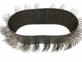 kledingband, kabelband, kunststof, metalen, fringe, haarband, kammen, metalen, zwart, knipband, haarband, borstel, fringe, kunststof, ringvormig