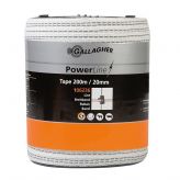 Gallagher PowerLine lint 20mm wit 200m